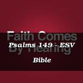 Psalms 149 - ESV Bible
