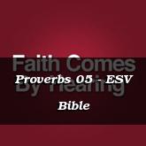 Proverbs 05 - ESV Bible