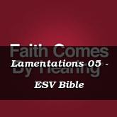 Lamentations 05 - ESV Bible