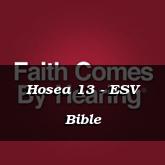 Hosea 13 - ESV Bible