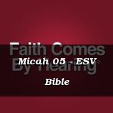 Micah 05 - ESV Bible
