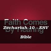 Zechariah 10 - ESV Bible