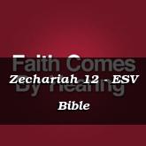 Zechariah 12 - ESV Bible