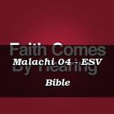 Malachi 04 - ESV Bible