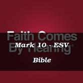 Mark 10 - ESV Bible