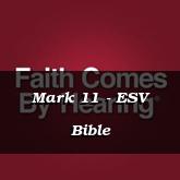 Mark 11 - ESV Bible