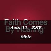 Acts 11 - ESV Bible