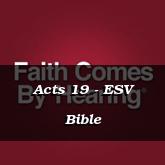 Acts 19 - ESV Bible