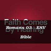 Romans 03 - ESV Bible