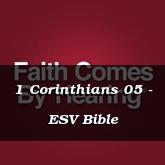 1 Corinthians 05 - ESV Bible