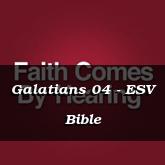 Galatians 04 - ESV Bible