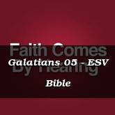 Galatians 05 - ESV Bible