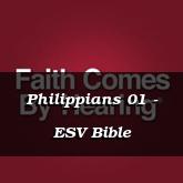 Philippians 01 - ESV Bible
