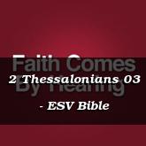 2 Thessalonians 03 - ESV Bible