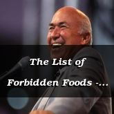 The List of Forbidden Foods - Leviticus 11:1