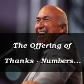 The Offering of Thanks - Numbers 15:1 - C3047A