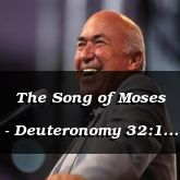 The Song of Moses - Deuteronomy 32:1 - C3062A - OT/Nt Study Guides E-book