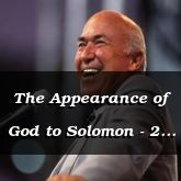 The Appearance of God to Solomon - 2 Chronicles 7:12 - C3132B