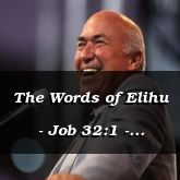 The Words of Elihu - Job 32:1 - C3165A