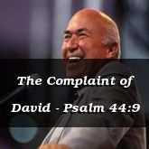 The Complaint of David - Psalm 44:9