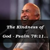 The Kindness of God - Psalm 78:11 - C3190C