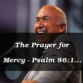 The Prayer for Mercy - Psalm 86:1 - C3193B