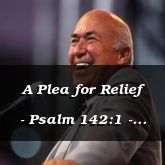 A Plea for Relief - Psalm 142:1 - C3215A