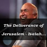 The Deliverance of Jerusalem - Isaiah 33:1 - C3257A