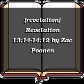 (revelation) Revelation 13:14-14:12