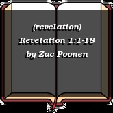 (revelation) Revelation 1:1-18