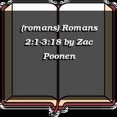 (romans) Romans 2:1-3:18
