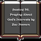 (basics) 56. Praying About God's Interests