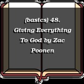 (basics) 48. Giving Everything To God