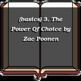 (basics) 3. The Power Of Choice