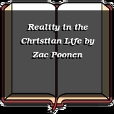 Reality in the Christian Life