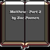 Matthew - Part 2