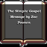 The Simple Gospel Message