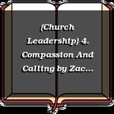 (Church Leadership) 4. Compassion And Calling