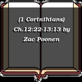(1 Corinthians) Ch.12:22-13:13