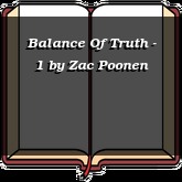 Balance Of Truth - 1