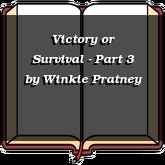 Victory or Survival - Part 3