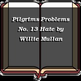 Pilgrims Problems No. 13 Hate