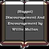 (Haggai) Discouragement And Encouragement