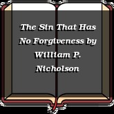 The Sin That Has No Forgiveness