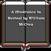 A Hindrance to Revival