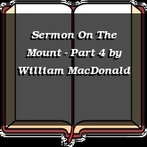 Sermon On The Mount - Part 4