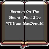 Sermon On The Mount - Part 2