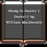 Study In Daniel 1 Daniel-1