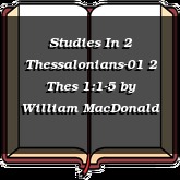 Studies In 2 Thessalonians-01 2 Thes 1:1-5