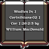 Studies In 1 Corinthians-02 1 Cor 1:26-2:5